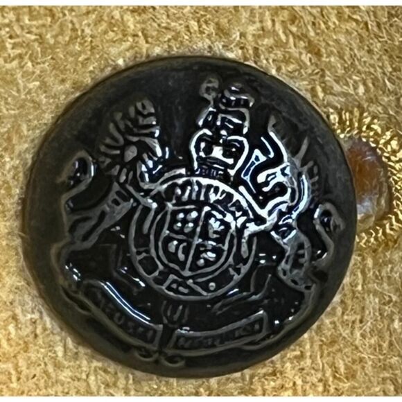 Talbots Blazer 6 Golden Yellow Wool Military Style Buttons NWOT - Picture 5 of 7